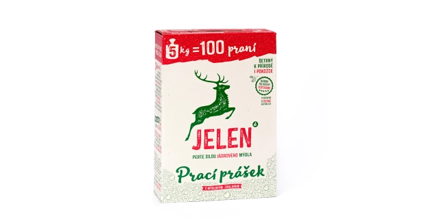 Jelen mýdlový prášek univerzál 5 kg - 100 PD                                                                                                                                                                                                              